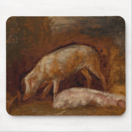 Mousepad Suínos numa Arte Animal Estável