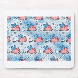 Mousepad suínos voadores