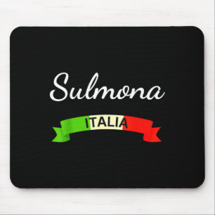 Mousepad Sulmona Itália Bandeira Itália Lembrança Presente