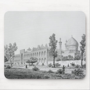 Mousepad sultão Hussein de Madrasa-yi Masjid-i Shah, em