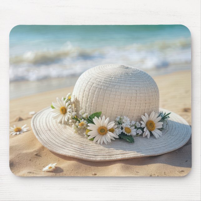 Mousepad Summer Beach Hat (Frente)