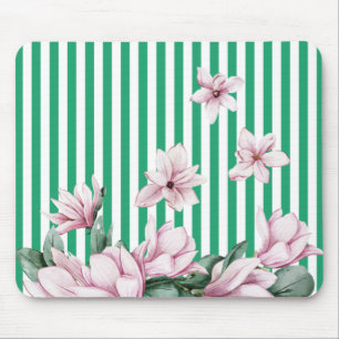 Mousepad Summer, primavera, impressão de faixa verde magn