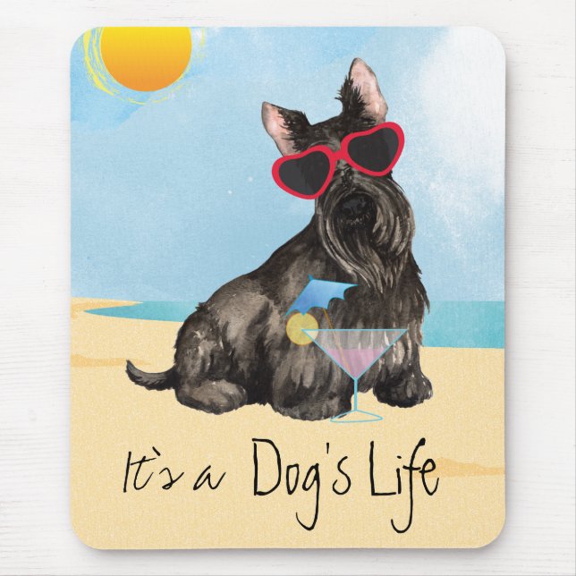 Mousepad Summer Scottish Terrier (Frente)
