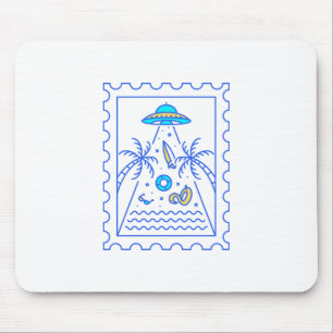 Mousepad Summer Ufo Carimbo de Invasão
