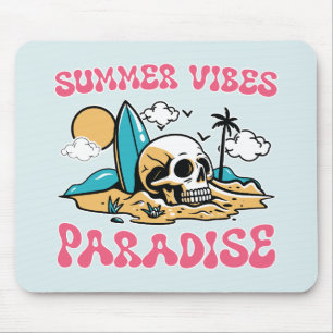 Mousepad Summer Vibes Paraíso - Crânio