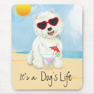 Mousepad Summer Westie