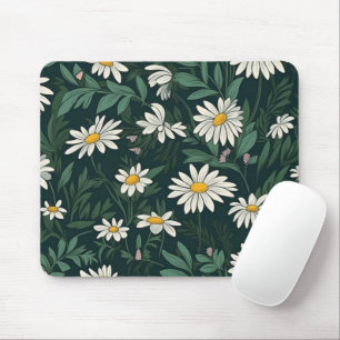 Mousepad Summer White Daisy Meadow