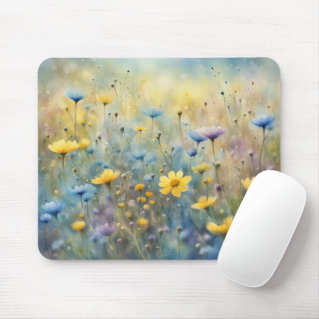 Mousepad Summer Wildflower Meadow (Com mouse)