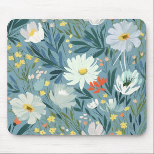 Mousepad Summer Wildflower Meadow Design