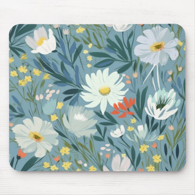 Mousepad Summer Wildflower Meadow Design (Frente)