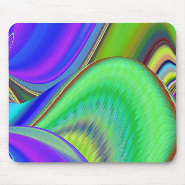 Mousepad Summersense, Abstrato 3D Rainbowart (Frente)