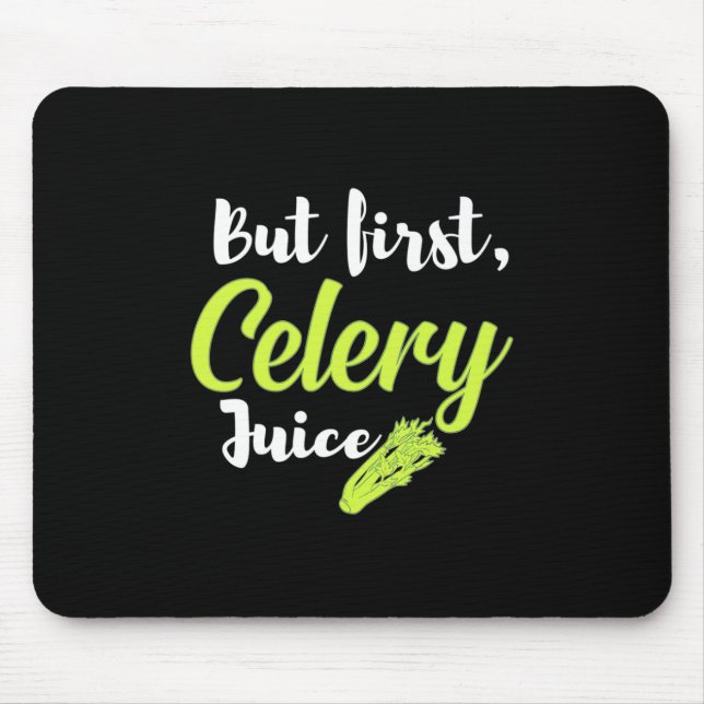 Mousepad Sumo Vegetariano Mas Primeiro Aipo (Frente)