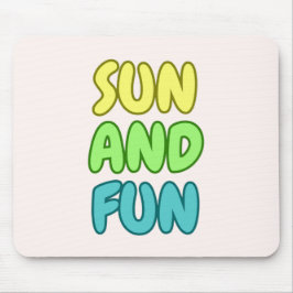 Mousepad Sun And Fun Tapete de Mouse