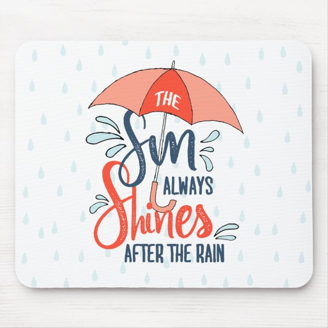 Mousepad Sun cita cotações de chuva positivas (Frente)