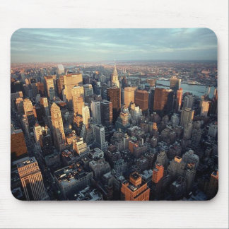 Mousepad Sun está ajustando-se na opinião da Cidade-scape
