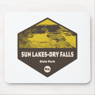 Mousepad Sun Lagos-Dry Falls State Park Washington