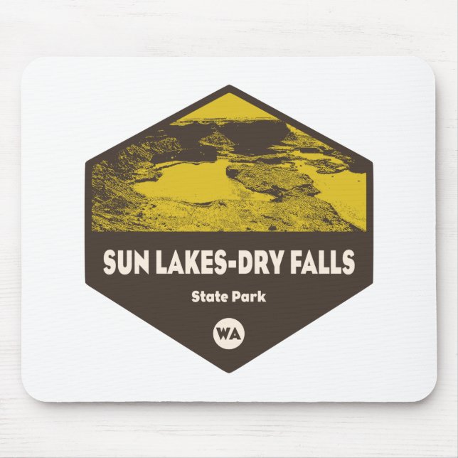 Mousepad Sun Lagos-Dry Falls State Park Washington (Frente)