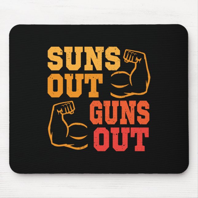 Mousepad Sun Sai Desaparece Musculares Arrefecendo Pesos (Frente)