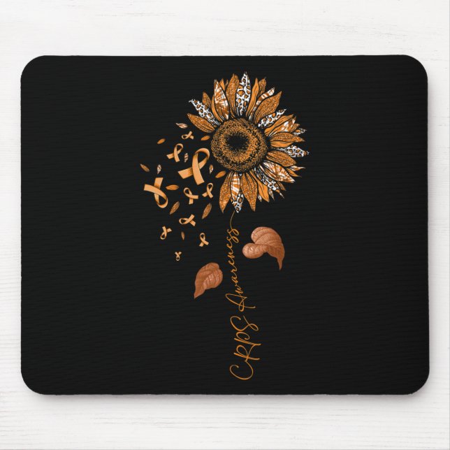 Mousepad Sunflower Leopardo Sensibiliza Lâmpada Laranja (Frente)