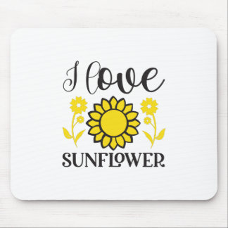Mousepad Sunflower Lover | I Love Sunflower