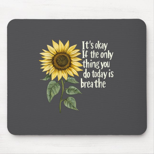 Mousepad Sunflower Suicide Awareness  (Frente)