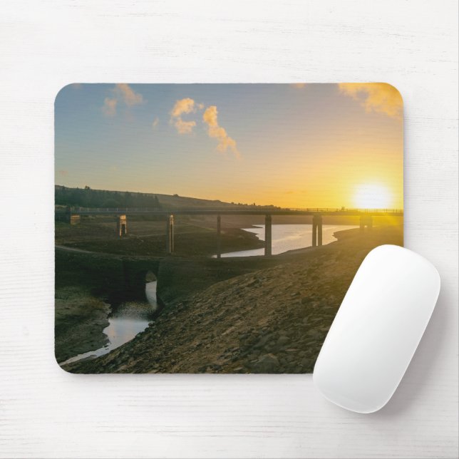 Mousepad Sunrise Over Baitings Bridge - Exposed Depths (Com mouse)