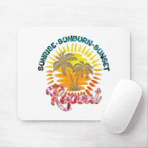 Mousepad Sunrise-Sunset-Repetir Férias de Verão