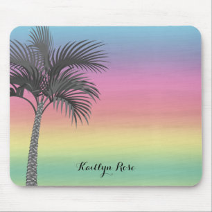 Mousepad Sunset da Ilha Tropical  Personalizado