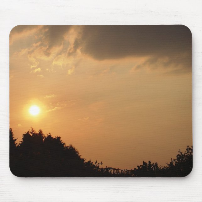 Mousepad Sunset do ouro (Frente)