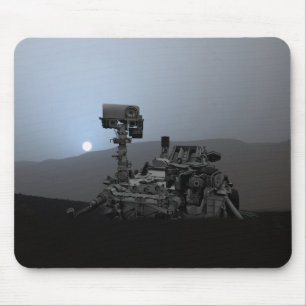Mousepad Sunset no veículo da curiosidade de Marte