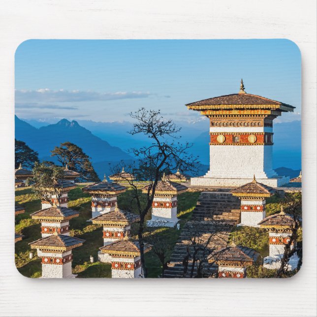 Mousepad Sunset on Dochula Pass - Butão, Himalaya (Frente)