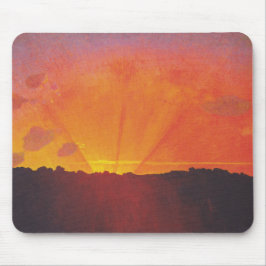 Mousepad Sunset, Orange Sky (por Félix Vallotton)