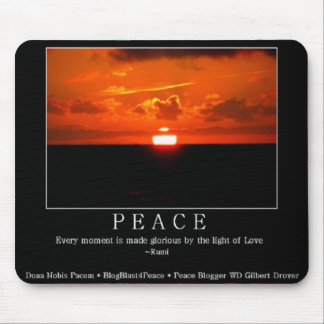 Mousepad Sunset pacífico com aspas Rumi