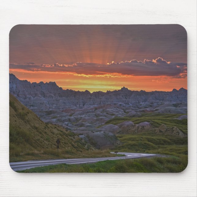 Mousepad Sunset, Parque Nacional das Badlands (Frente)