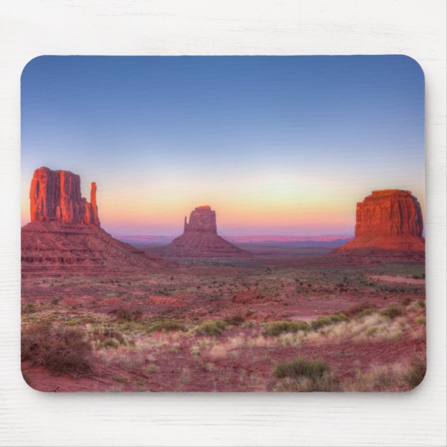Mousepad Sunset sobre Arizona do Vale do Monumento (Frente)