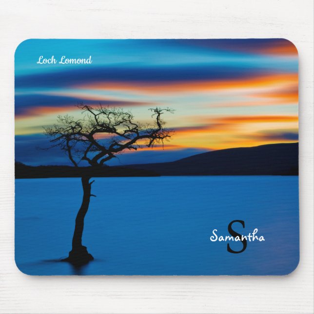 Mousepad Sunset sobre Loch Lomond, Escócia (Frente)