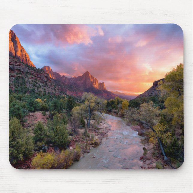 Mousepad Sunset Sobre o vigia (Frente)