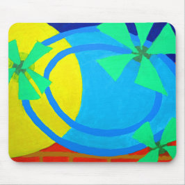 Mousepad Sunshine Poolside Seaside Abstrato Art