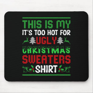 Mousepad Suores De Natal Muito Feios E Engraçados Homens De