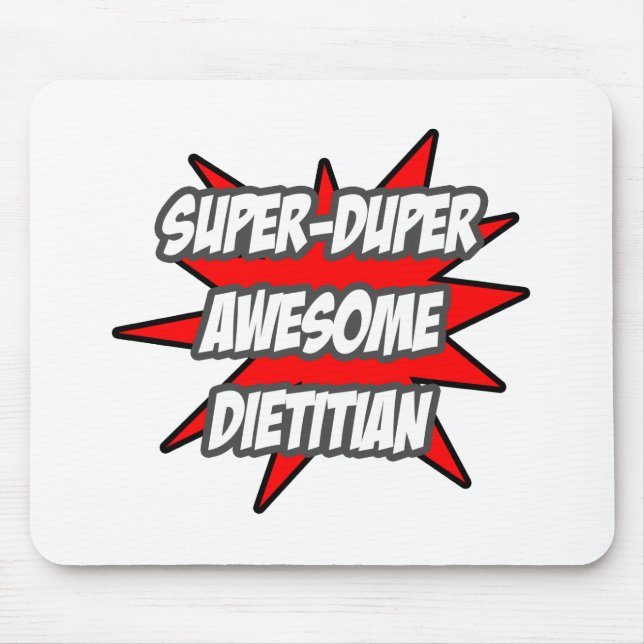 Mousepad Super Duper Inglês Dietitian (Frente)
