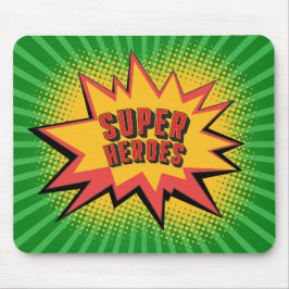 MOUSEPAD SUPER HERO BOOM, VERDE ANTECEDENTE
