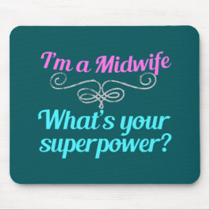 Mousepad Super-herói bonito da parteira