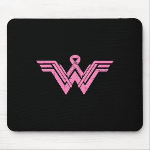 Mousepad Super-herói Fita Rosa Fita Sensibilização para o C