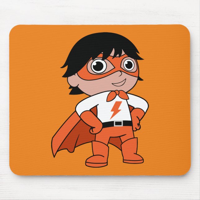 Mousepad Super Menino Herói de Ação (Frente)