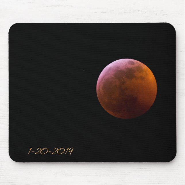 Mousepad Super, Sangue, Lua do Lobo - Eclipse Total Lunar (Frente)