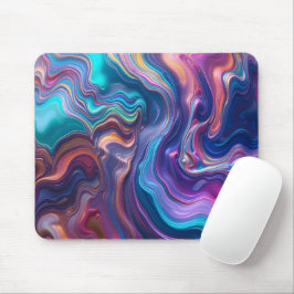Mousepad Superfície da Bolha Iridescente
