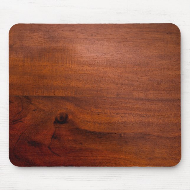 Mousepad Superfície de Madeira de Mahogany (Frente)