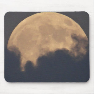 Mousepad Superlua em nuvens de cinza