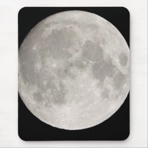 Mousepad Superlua no céu negro