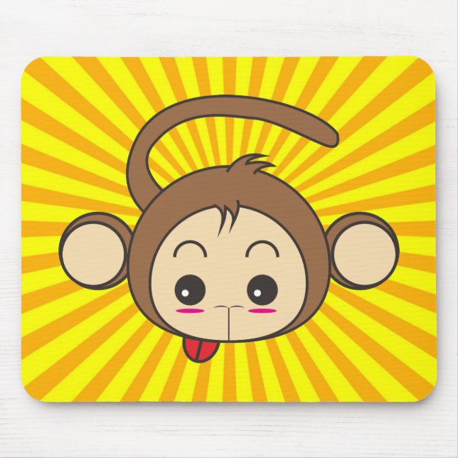 Mousepad Supermacaco face no sol (Frente)